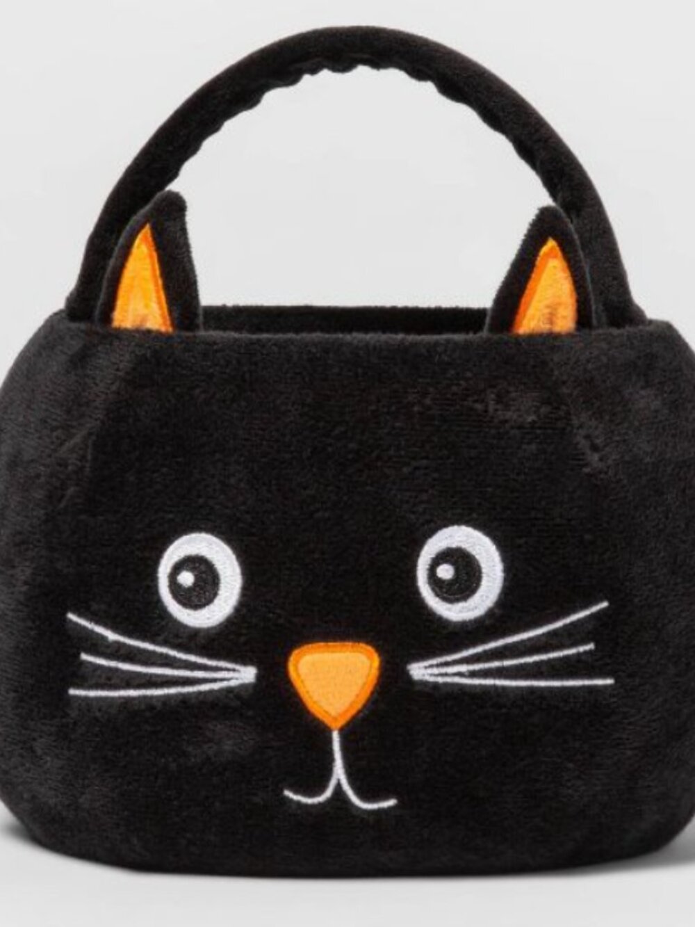 Black Cat Halloween Basket